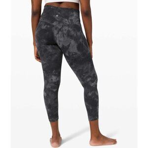 Lululemon Align Pant 25 Diamond Dye Diamond Dye Pitch Grey Graphite Grey Size 16
